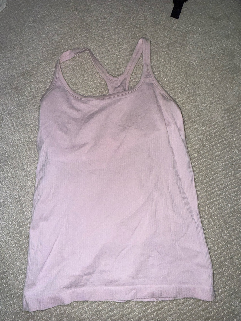 lululemon athletica Pale Pink Racerback Tank